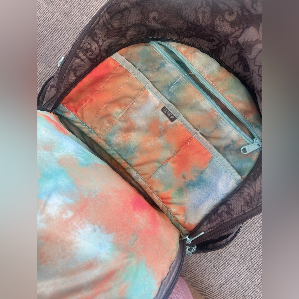 Dakine Patterned Backpack Grey With Turquoise / B… - image 6